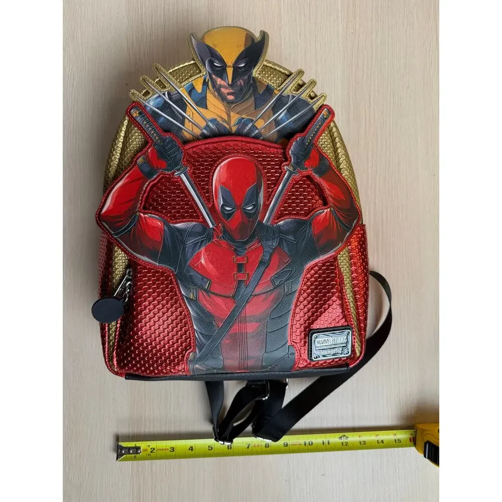 Rare Deadpool vs Wolverine Loungefly Backpack from D23 - NWT